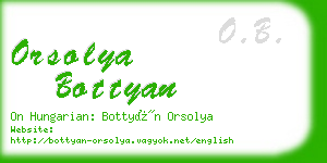 orsolya bottyan business card